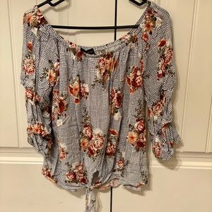 Off the shoulder blouse